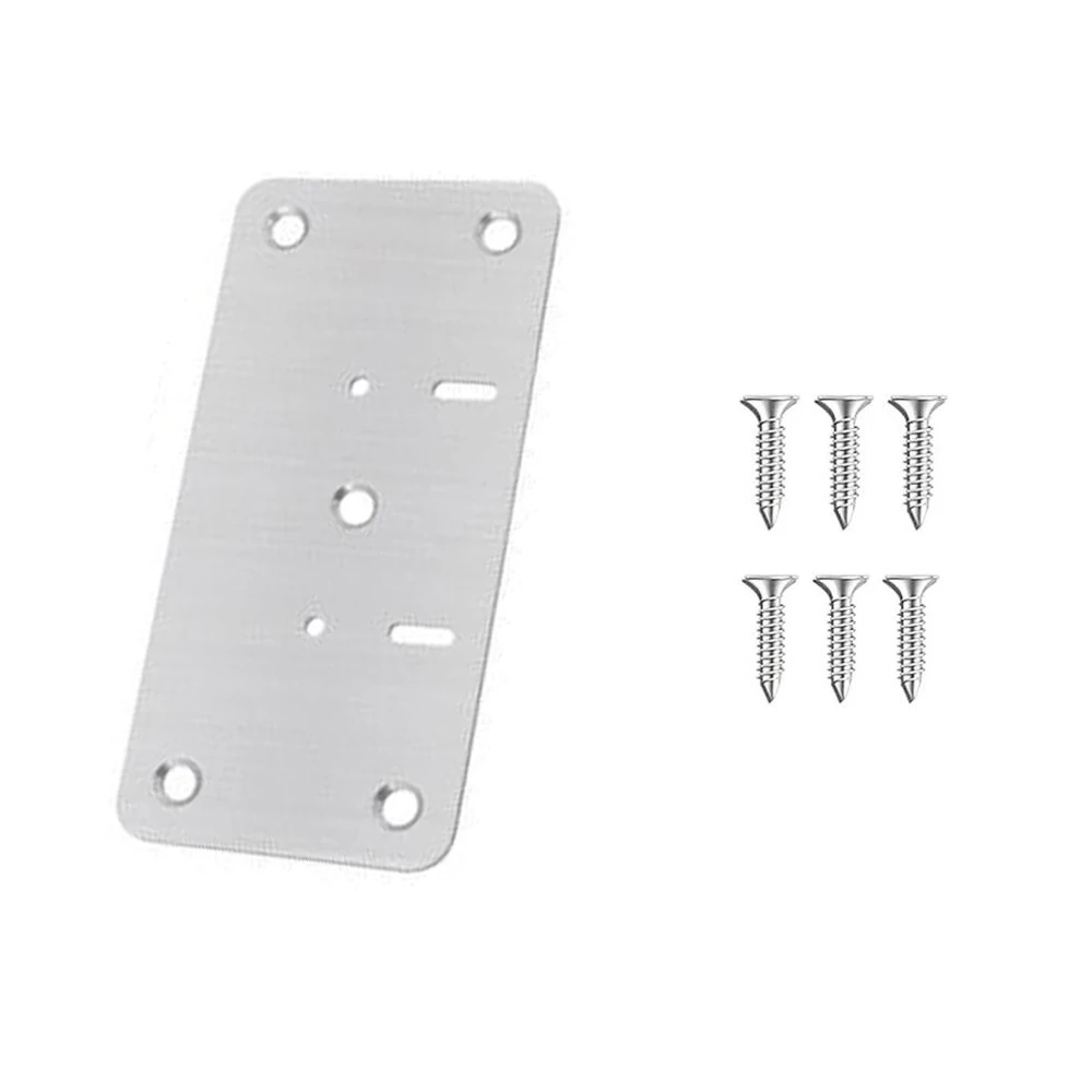 1/4/10pcs Hinge Repair Plate 90*47mm Stainless Steel Rust Resistant Repair Mount For Cabinet Door Drawer Furniture Hardware
1/4/10pcs Hinge Repair Plate 90*47mm Stainless Steel Rust Resistant Repair Mount For Cabinet Door Drawer Furniture Hardware