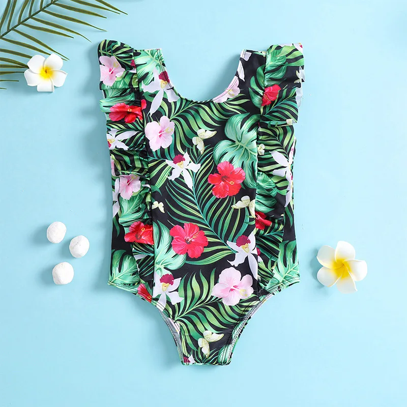 Kids Girls Swimsuit Bikini Summer Baby Green floral combo ruffled edge Swimsuit Beach vacation one piece swimsuit
Kids Girls Swimsuit Bikini Summer Baby Green floral combo ruffled edge Swimsuit Beach vacation one piece swimsuit