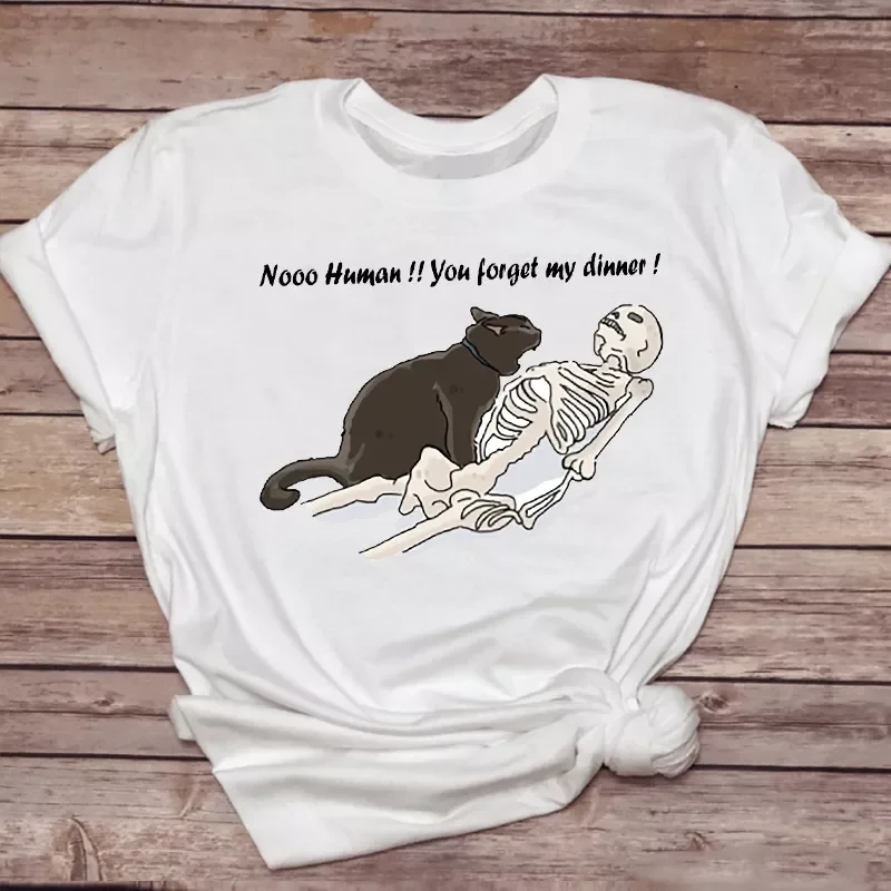 2023NEW T-shirts Cat Funny Skull Pet Cute Fashion Trend 90s Animal Top Lady Tshirt Female Ladies Print Graphic Tee T-Shirt
2023NEW T-shirts Cat Funny Skull Pet Cute Fashion Trend 90s Animal Top Lady Tshirt Female Ladies Print Graphic Tee T-Shirt