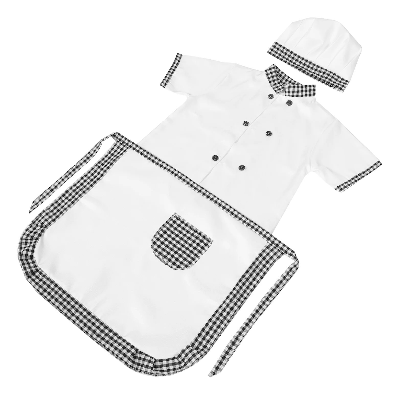 1 Set Unisex Kids Cook Chef Cosplay Chef Outfit with Apron Hat Kids Cosplay Supply
1 Set Unisex Kids Cook Chef Cosplay Chef Outfit with Apron Hat Kids Cosplay Supply