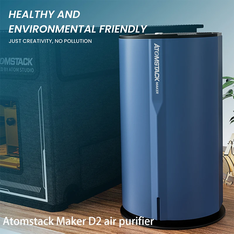 ATOMSTACK D2 Air Purifying Smoke Filter Negative Ion 3-Layer Filter Quick Install for Laser Cutting Machine 
ATOMSTACK D2 Air Purifying Smoke Filter Negative Ion 3-Layer Filter Quick Install for Laser Cutting Machine