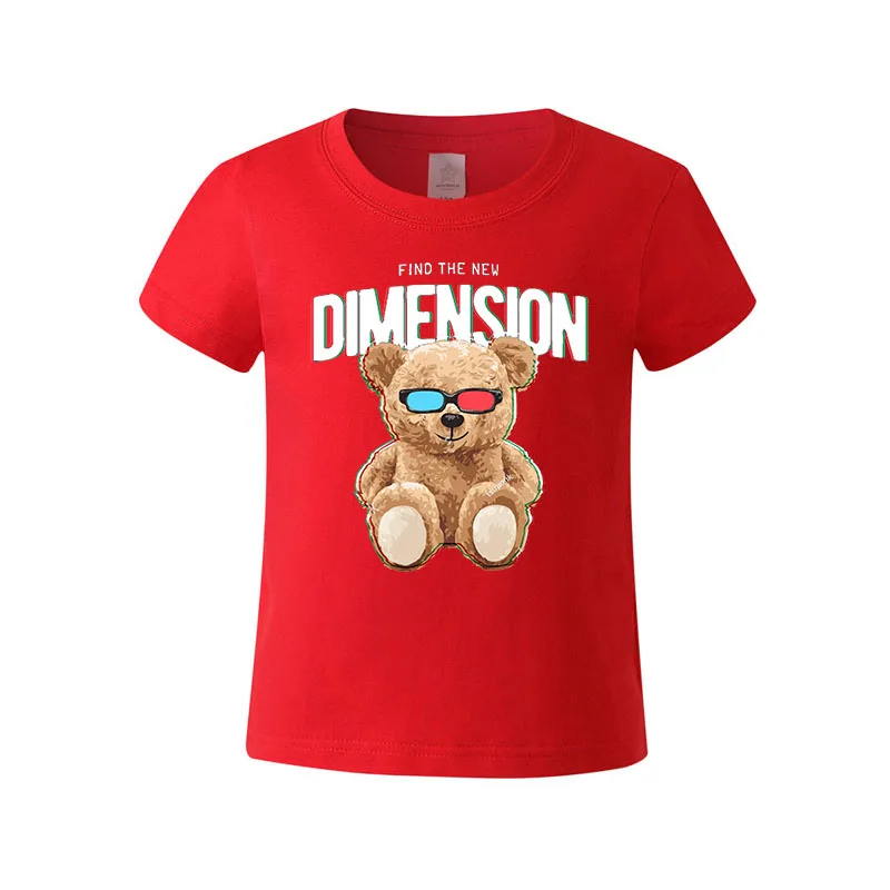 Kids Girl Teddy Bear T Shirts Summer Baby Boy Cotton Tops Clothes Children T-shirts Casual Tops For Child 4 To 12 Years T shirt
Kids Girl Teddy Bear T Shirts Summer Baby Boy Cotton Tops Clothes Children T-shirts Casual Tops For Child 4 To 12 Years T shirt