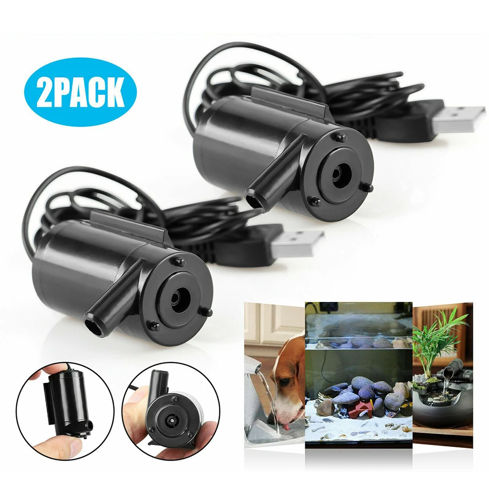 2Pcs Micro 12V DC Brushless Motor Submersible Water Pump Cable Ultra Quiet USB Low Pressure Small Water Pump For Garden Watering
2Pcs Micro 12V DC Brushless Motor Submersible Water Pump Cable Ultra Quiet USB Low Pressure Small Water Pump For Garden Watering