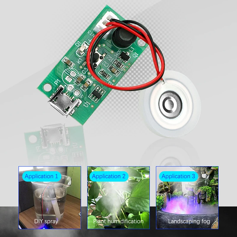 1 шт. USB мини-увлажнитель DIY наборы туманообразователь драйвер печатная плата Fogger