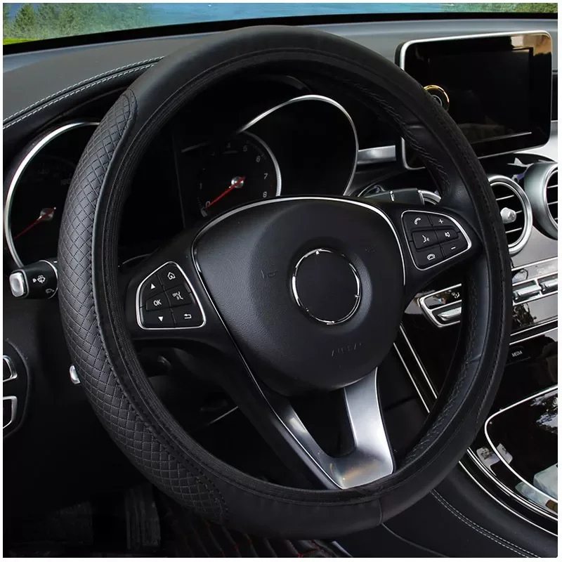 Wheel Cover Braid On The Steering Wheel Cover Cubre Volante Auto Car Wheel Cover Car Accessories 38cm
Wheel Cover Braid On The Steering Wheel Cover Cubre Volante Auto Car Wheel Cover Car Accessories 38cm