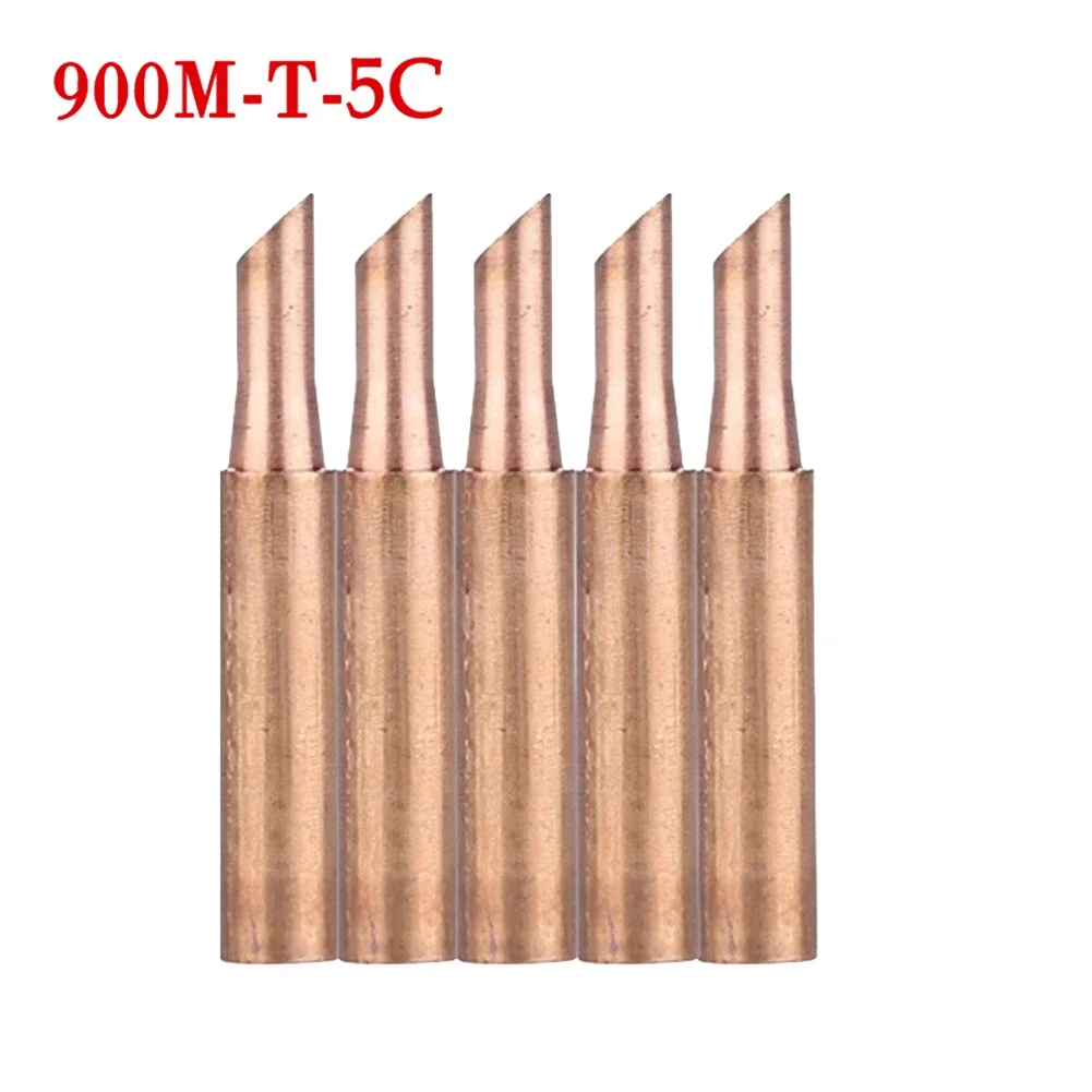 5pcs Soldering Iron Tip 900M-T-5C Copper For Hick Terminals Circuit Boards Power Supply Parts Soldering Iron Pure Copper Lead-Fr
5pcs Soldering Iron Tip 900M-T-5C Copper For Hick Terminals Circuit Boards Power Supply Parts Soldering Iron Pure Copper Lead-Fr