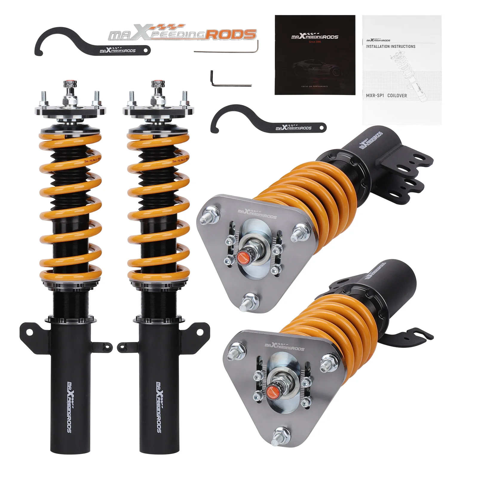 

MaXpeedingrods Racing Adjustable Coilovers Struts For Toyota Celica FWD 90-93 Coilovers Lowering Kit Coilover Shock