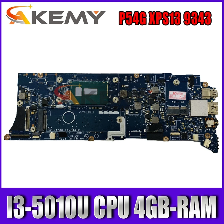 Стандартная материнская плата ZAZ00 для ноутбука DELL P54G XPS13 9343, материнская плата для ноутбука, 0K0JPD с процессором I3-5010U, 4GB-RAM, 100% полностью протес... 
Стандартная материнская плата ZAZ00 для ноутбука DELL P54G XPS13 9343, материнская плата для ноутбука, 0K0JPD с процессором I3-5010U, 4GB-RAM, 100% полностью протес...