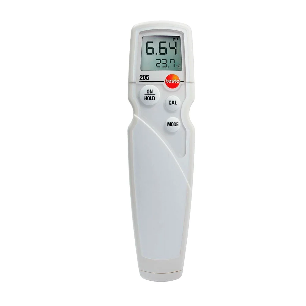 Testo205 Starter Set pH/Temperature Measuring Instrument for Semi-Solid Media pH/Temperature Meter
Testo205 Starter Set pH/Temperature Measuring Instrument for Semi-Solid Media pH/Temperature Meter