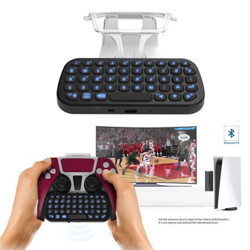 PS5 controller Wireless Bluetooth Gamepad Keyboard Chat Voice Pad External Key Panel TP5-0556S For Sony P S 5 Gamepad Controller
PS5 controller Wireless Bluetooth Gamepad Keyboard Chat Voice Pad External Key Panel TP5-0556S For Sony P S 5 Gamepad Controller