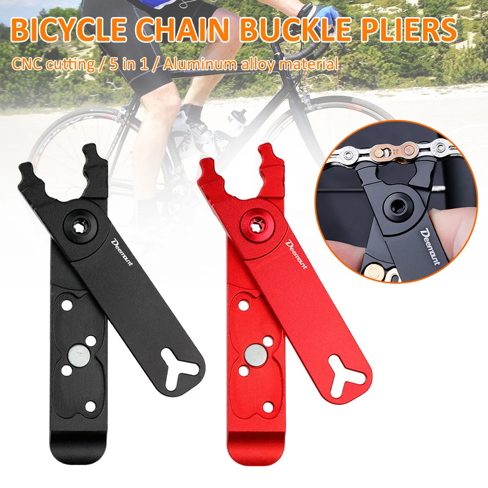 Bicycle Chain Buckle Repair Tool Multifunctional Bike Master Link Removal Pliers Tyre Lever Valve Core Removal Tools
Bicycle Chain Buckle Repair Tool Multifunctional Bike Master Link Removal Pliers Tyre Lever Valve Core Removal Tools