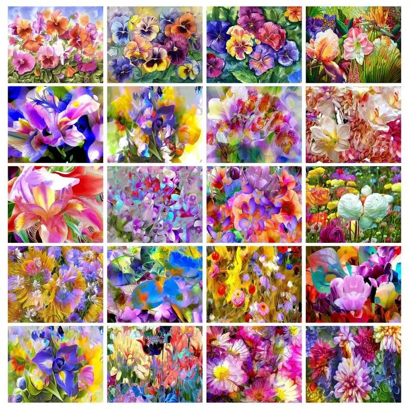GATYZTORY 60x75cm Frame Paint By Number Flowers Kit Picture Drawing On Canvas Diy Gift Oil Painting For Living Room Decoration
GATYZTORY 60x75cm Frame Paint By Number Flowers Kit Picture Drawing On Canvas Diy Gift Oil Painting For Living Room Decoration