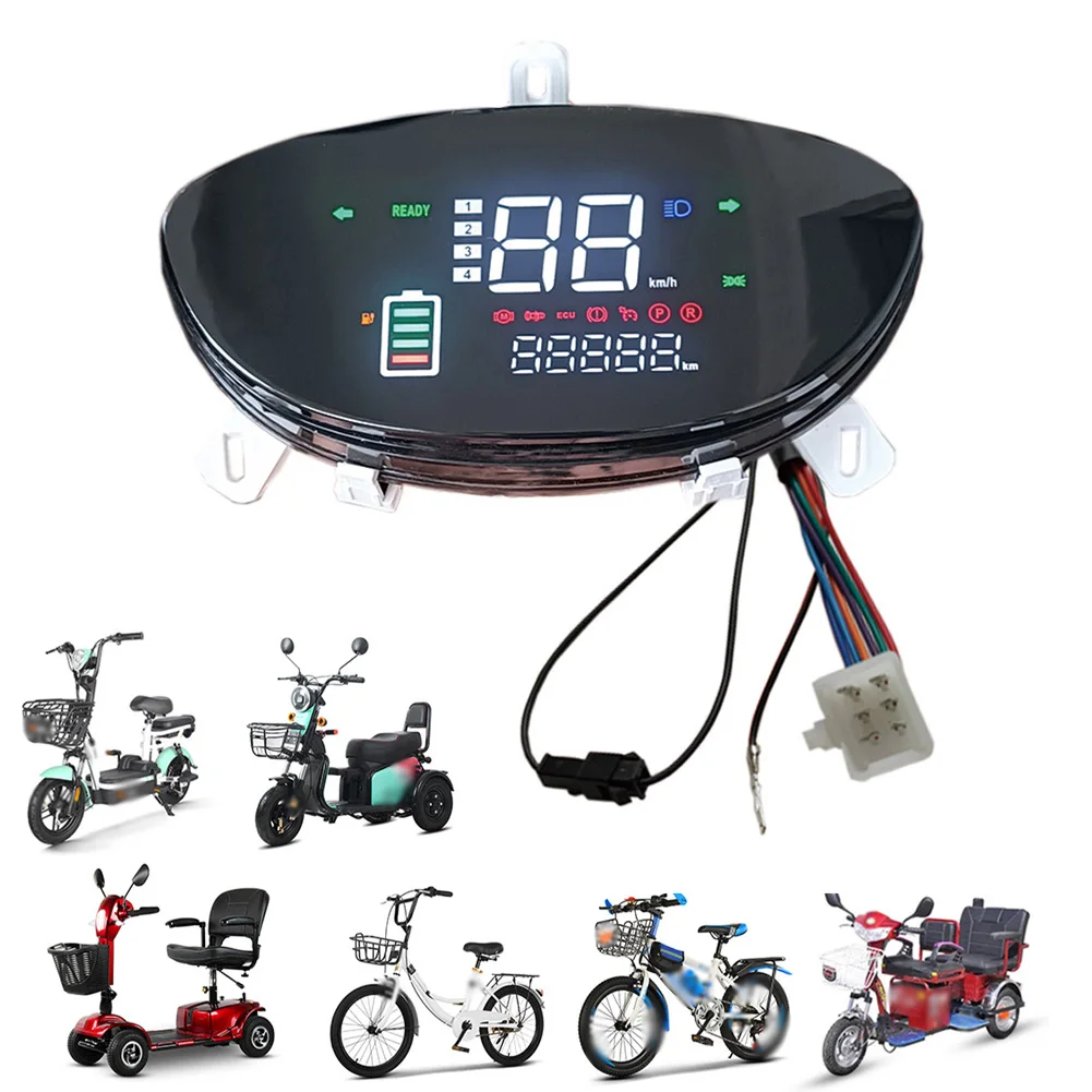 Ebike LCD Display Motor Speedmeter Screen 48-72V E-Bike Electric Bike Scooter Meter Control Panel For E Bike Electric Scooter
Ebike LCD Display Motor Speedmeter Screen 48-72V E-Bike Electric Bike Scooter Meter Control Panel For E Bike Electric Scooter