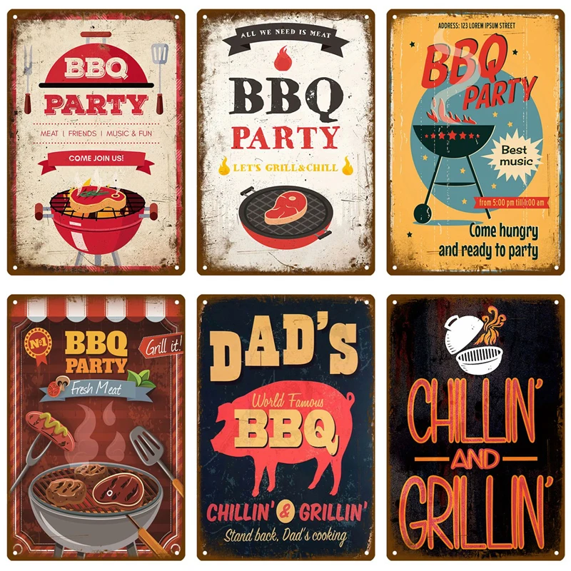 Tin Sign BBQ RULES Poster Vintage Wall Posters Metal Sign Decorative Wall Plate Kitchen Plaque Metal Vintage Decor Accessories
Tin Sign BBQ RULES Poster Vintage Wall Posters Metal Sign Decorative Wall Plate Kitchen Plaque Metal Vintage Decor Accessories