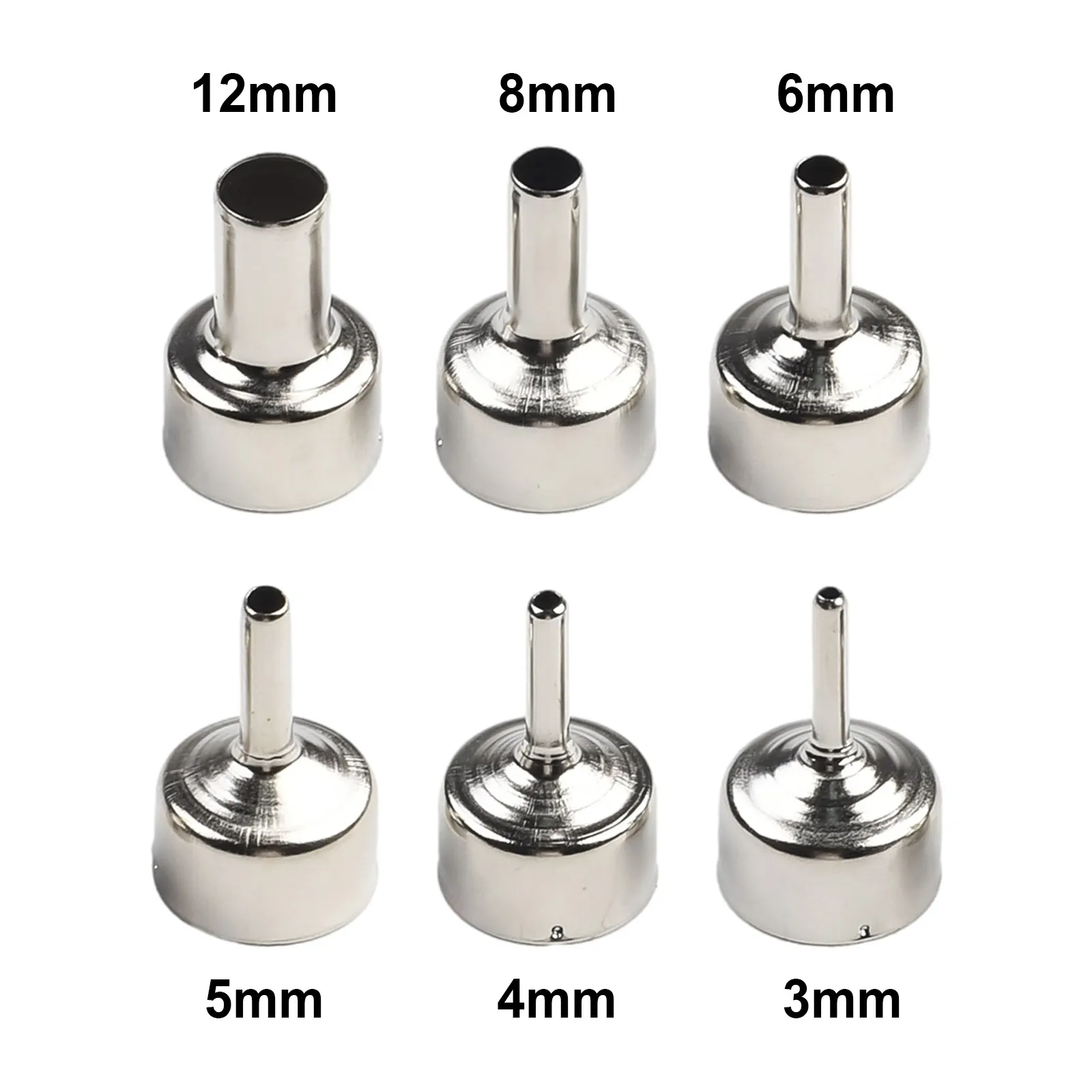 6pcs 22mm Universal Nozzles Hot Air Station Round Nozzles Welding Nozzles For 858D+ 8586 Soldering Welding Hot Air Station
6pcs 22mm Universal Nozzles Hot Air Station Round Nozzles Welding Nozzles For 858D+ 8586 Soldering Welding Hot Air Station