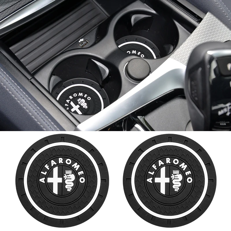 1/2pcs Car Water Coaster Cup Bottle Holder Pad Non-slip Mat for Alfa Romeo Giulietta Giulia 159 147 MITO Stelvio Car Accessories
1/2pcs Car Water Coaster Cup Bottle Holder Pad Non-slip Mat for Alfa Romeo Giulietta Giulia 159 147 MITO Stelvio Car Accessories