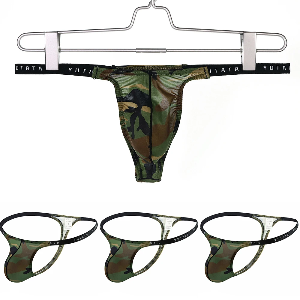 Men's Sexy Panties G-String Bikini Men Breathable Thong Briefs Camouflage Gay Male Erotic Bulge Underwear Sensual Linger
Men's Sexy Panties G-String Bikini Men Breathable Thong Briefs Camouflage Gay Male Erotic Bulge Underwear Sensual Linger