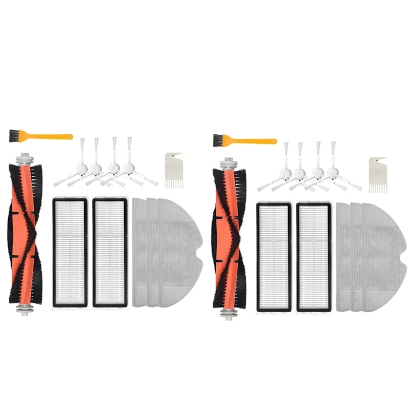 24Pcs For Xiaomi Dreame F9 Robot Vacuum Cleaner Main Brush Side Brush Hepa Filter Mop Cloth Accessories Parts
24Pcs For Xiaomi Dreame F9 Robot Vacuum Cleaner Main Brush Side Brush Hepa Filter Mop Cloth Accessories Parts