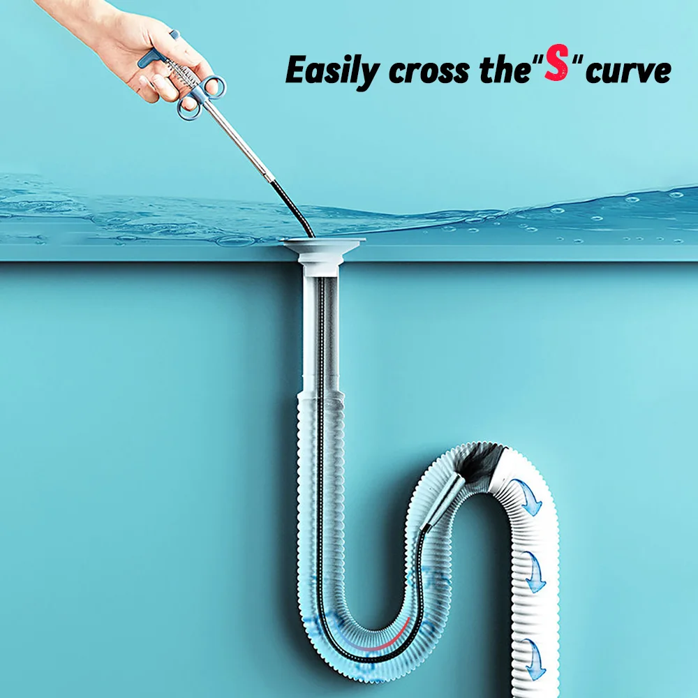 Drain Clog Water Sink Cleaner Snake Unblock Kitchen Bath Rod Hair Remover Toilet Dredge Pipe Bathroom Kitchen Clean
Drain Clog Water Sink Cleaner Snake Unblock Kitchen Bath Rod Hair Remover Toilet Dredge Pipe Bathroom Kitchen Clean