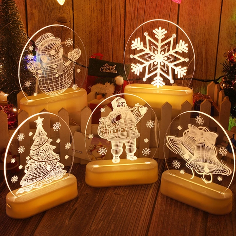 LED Room Decoration Night Lamps Elk Snowflakes Santa Claus Snowman Christmas Decoration Lamps Night Light Table Ornament
LED Room Decoration Night Lamps Elk Snowflakes Santa Claus Snowman Christmas Decoration Lamps Night Light Table Ornament