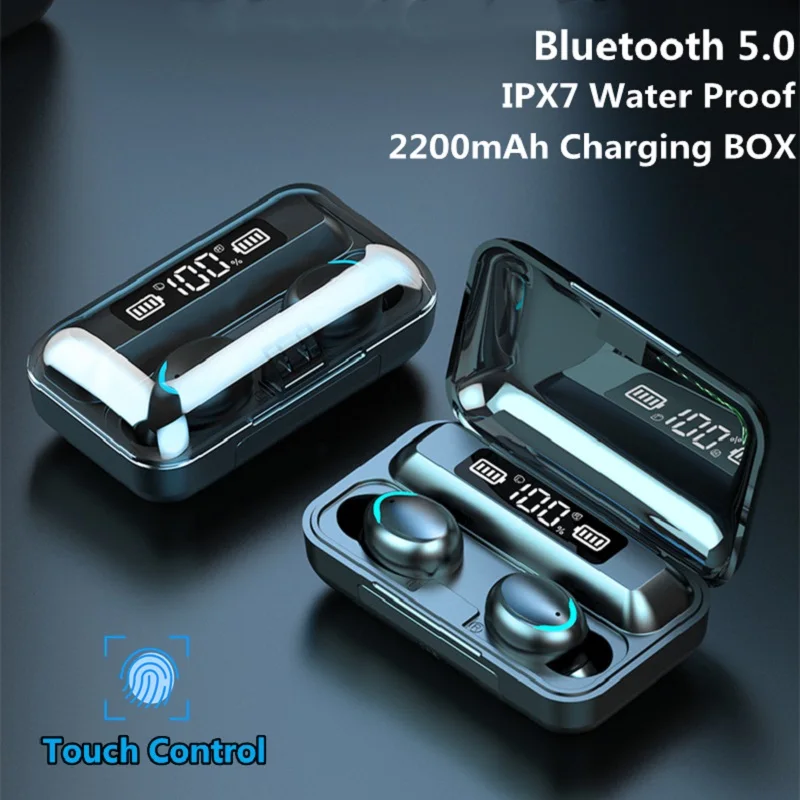 F9-5 TWS Bluetooth Earphones Wireless Headphones 9D Stereo Sports Waterproof Earbuds Headsets with Microphone Wholesale
F9-5 TWS Bluetooth Earphones Wireless Headphones 9D Stereo Sports Waterproof Earbuds Headsets with Microphone Wholesale