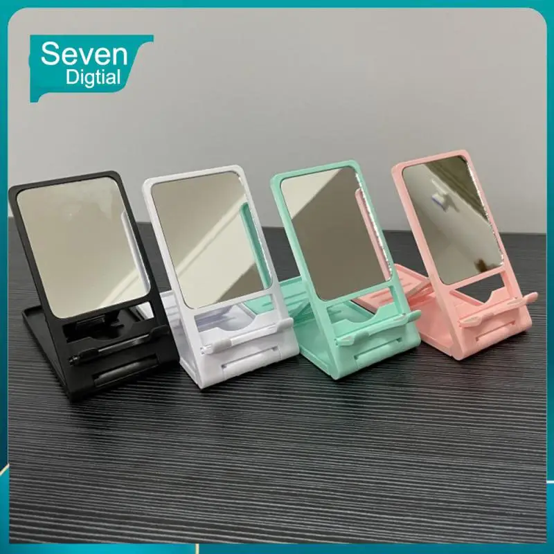 Portable Mobile Phone Holder Adjustable Stable Mobile Phone Stand Abs Mirror Silicone Phone Bracket Holder Folding Non-slip
Portable Mobile Phone Holder Adjustable Stable Mobile Phone Stand Abs Mirror Silicone Phone Bracket Holder Folding Non-slip