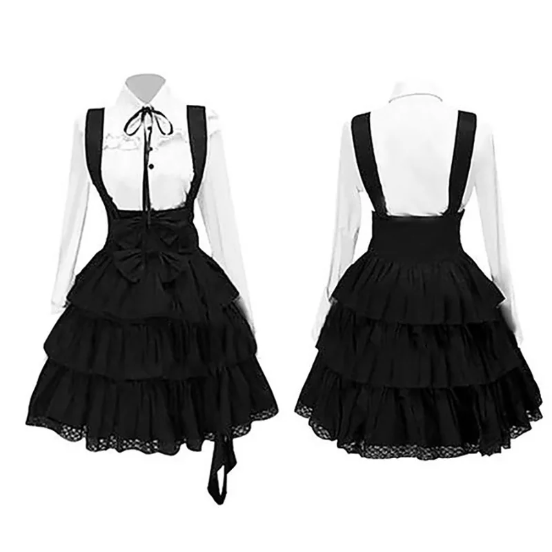 Vintage Elegant Party Gothic Summer Women Lolita Dresses Big Size Chic Ruffles Lace Up Bowknot Retro Princess Female Punk Dress
Vintage Elegant Party Gothic Summer Women Lolita Dresses Big Size Chic Ruffles Lace Up Bowknot Retro Princess Female Punk Dress