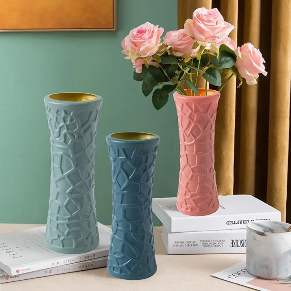 Flower Vase Shatterproof Elegant Plastic Nordic Style Imitation Ceramic Vase for Living Room
Flower Vase Shatterproof Elegant Plastic Nordic Style Imitation Ceramic Vase for Living Room