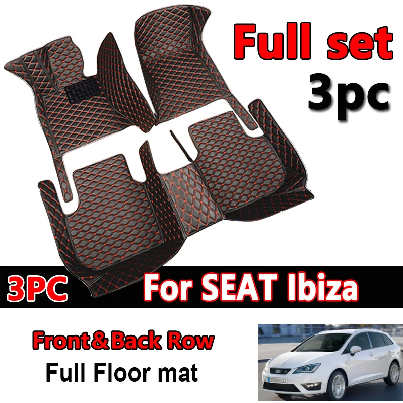 Автомобильные коврики для SEAT Ibiza 6J 6P MK4 2008 ~ 2017, водонепроницаемые коврики, прочные коврики, роскошные кожаные коврики, автомобильные аксессуары 2009 2010
Автомобильные коврики для SEAT Ibiza 6J 6P MK4 2008 ~ 2017, водонепроницаемые коврики, прочные коврики, роскошные кожаные коврики, автомобильные аксессуары 2009 2010