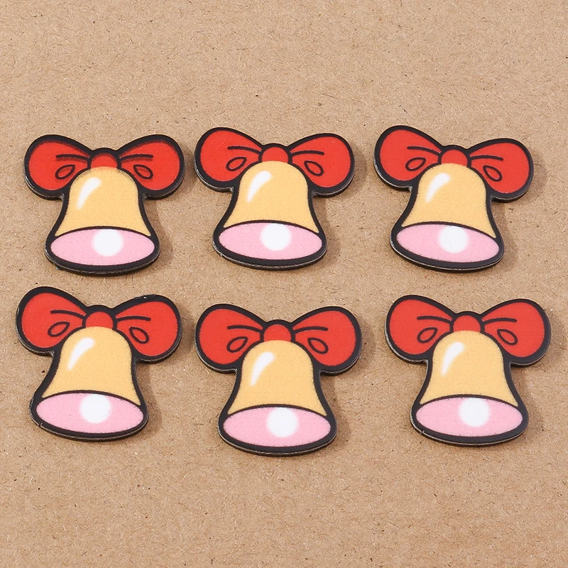 10pcs 27x26mm Cute Bowknot Bell Flatback Cabochon Cartoon Resin Scrapbook DIY Christmas New Year Home Decoration Crafts Supplies
10pcs 27x26mm Cute Bowknot Bell Flatback Cabochon Cartoon Resin Scrapbook DIY Christmas New Year Home Decoration Crafts Supplies
