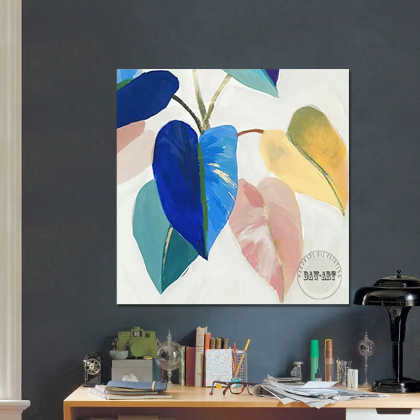 Безрамное растение ручная роспись большие стены Искусственные красочные акриловые листья холст картина текстура дизайн украшение
Безрамное растение ручная роспись большие стены Искусственные красочные акриловые листья холст картина текстура дизайн украшение