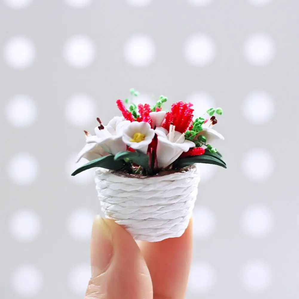 Miniature Potted Plant Decorative Novelty Eco-friendly White Dollhouse Potted Plant Mini Pot Model Scene Props
Miniature Potted Plant Decorative Novelty Eco-friendly White Dollhouse Potted Plant Mini Pot Model Scene Props