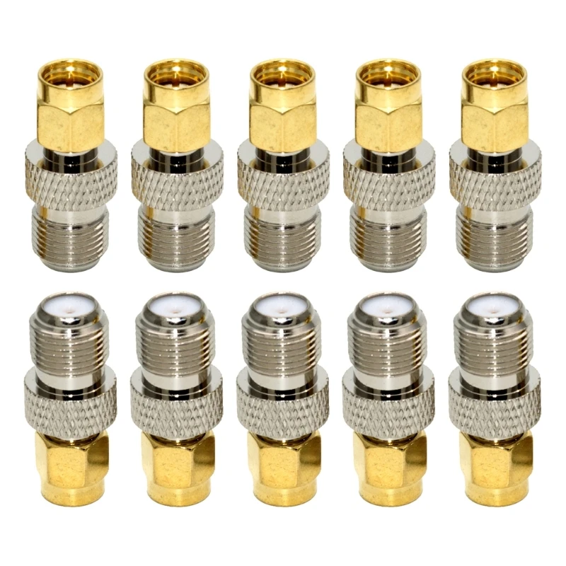 10pieces SMA Male to F Female RF Coaxial Adapter for Professionals and Hobbyists Great Connectivity Brass Connectors
10pieces SMA Male to F Female RF Coaxial Adapter for Professionals and Hobbyists Great Connectivity Brass Connectors