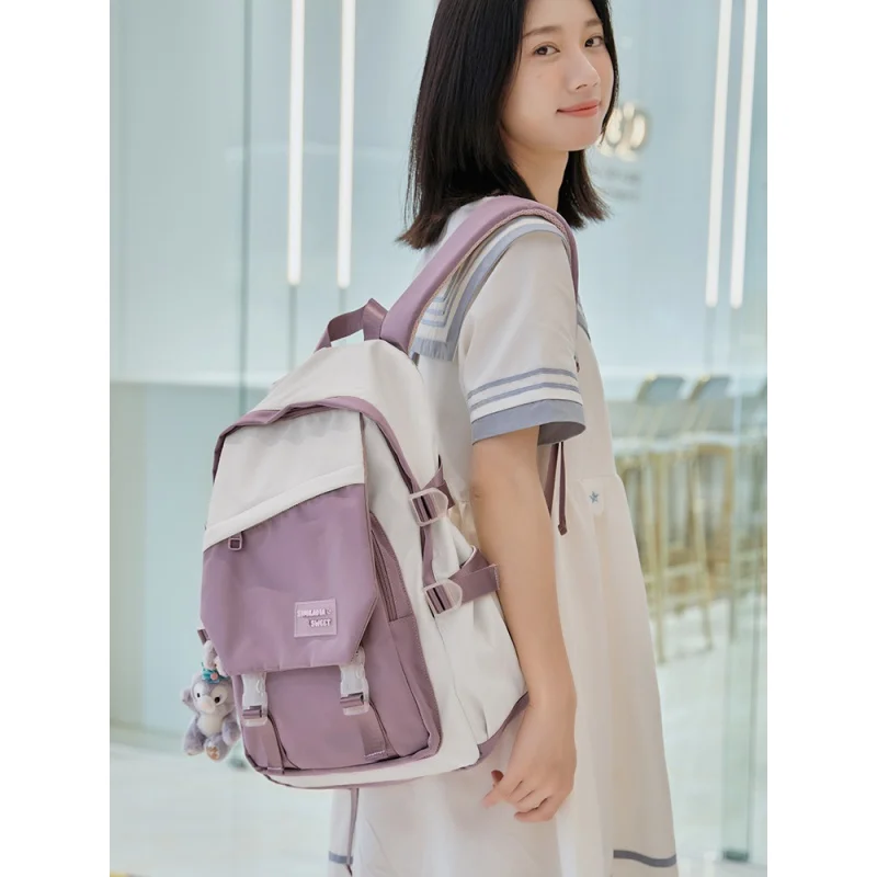 Schoolbag Female Junior High School Student Cute Korean Style Summer High School Primary School Student Three to Grade Five, Gra
Schoolbag Female Junior High School Student Cute Korean Style Summer High School Primary School Student Three to Grade Five, Gra