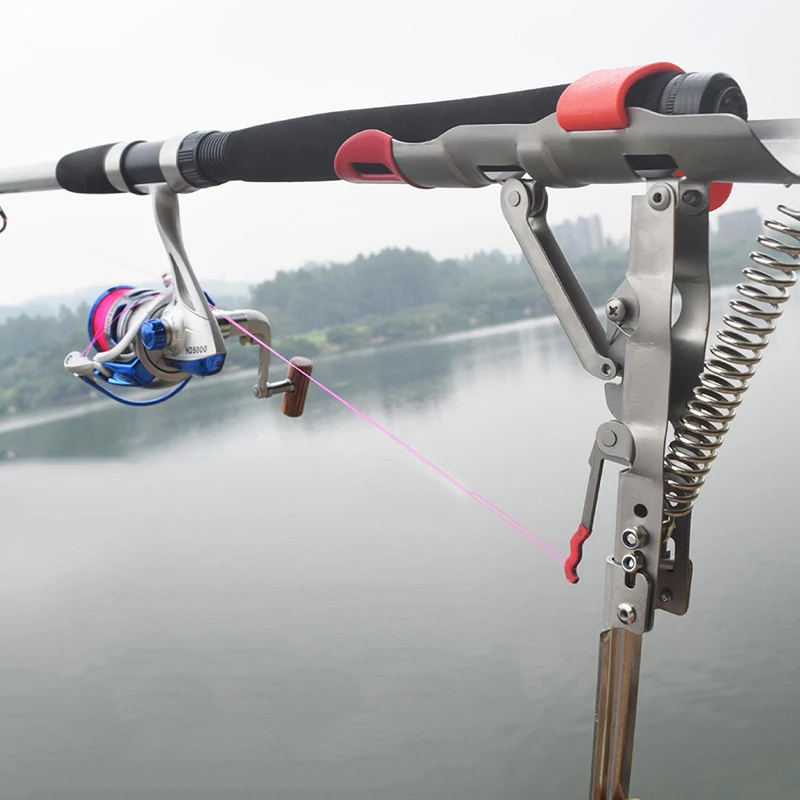 New Full Stainless Steel Automatic Spring Fishing Rods Holders, Adjustable Sensitivity Folding Fishing Bite Bracket
New Full Stainless Steel Automatic Spring Fishing Rods Holders, Adjustable Sensitivity Folding Fishing Bite Bracket