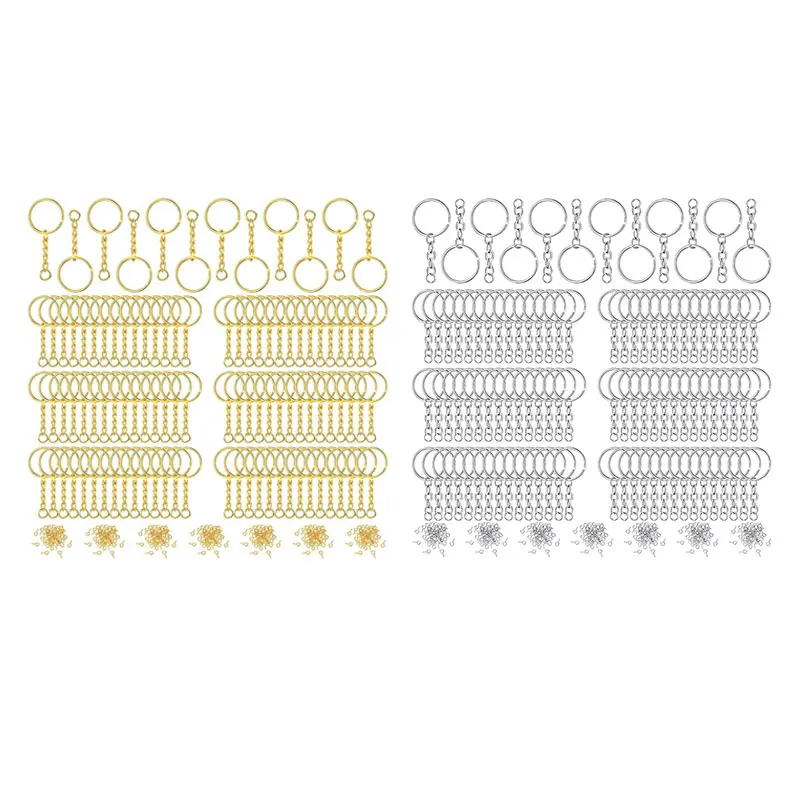 360 Pcs Keychain Rings Kit Including Open Jump Rings Connectors Bulk And Screw Eye Pins Hooks For DIY Crafts
360 Pcs Keychain Rings Kit Including Open Jump Rings Connectors Bulk And Screw Eye Pins Hooks For DIY Crafts
