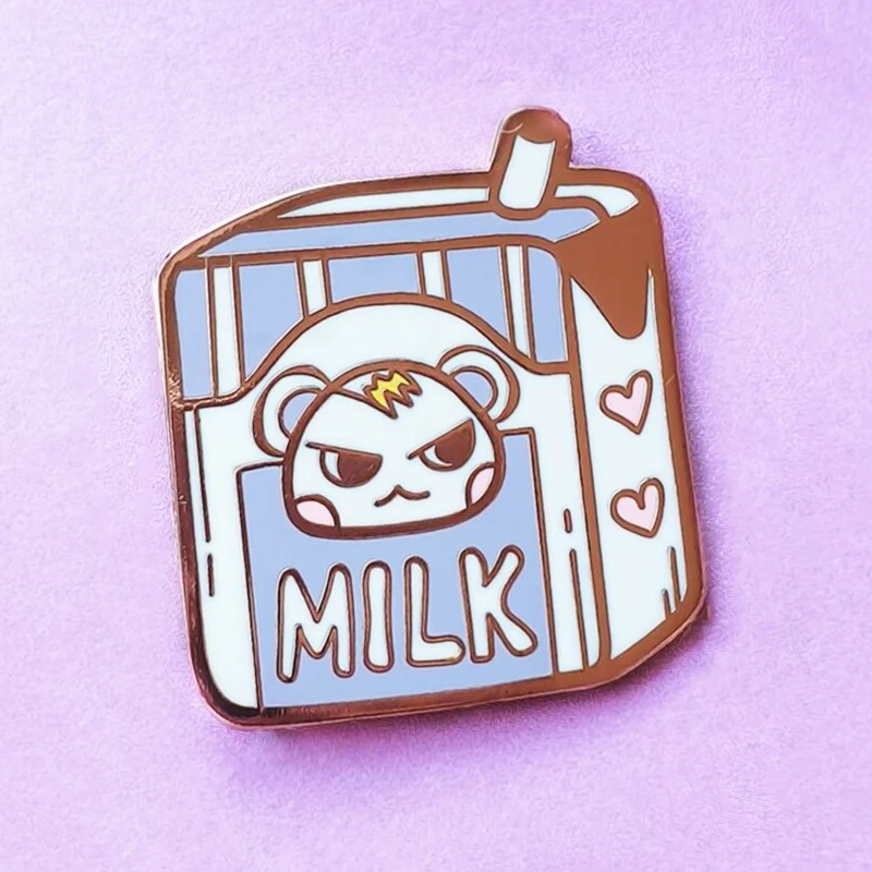Milk Marshal Cartoon Yogurt Dessert Brooch Metal Badge Lapel Pin Jacket Jeans Fashion Jewelry Accessories Gift
Milk Marshal Cartoon Yogurt Dessert Brooch Metal Badge Lapel Pin Jacket Jeans Fashion Jewelry Accessories Gift