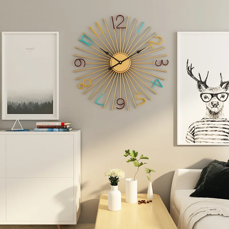 Metal Large Golden Wall Clock Modern Design Decorative Bar Cafe Creative Nordic Big Hanging Clocks Wall Watch Home Decor
Metal Large Golden Wall Clock Modern Design Decorative Bar Cafe Creative Nordic Big Hanging Clocks Wall Watch Home Decor
