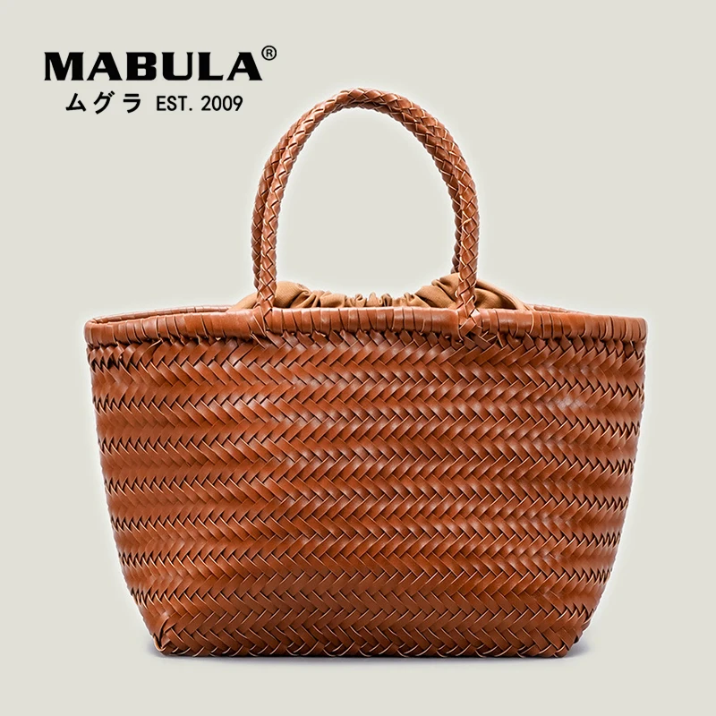 MABULA Beach Bags Women Casual Vacation Totes Female Handwoven Basket Shoulder Bag Bohemian Handbags Large Capacity
MABULA Beach Bags Women Casual Vacation Totes Female Handwoven Basket Shoulder Bag Bohemian Handbags Large Capacity