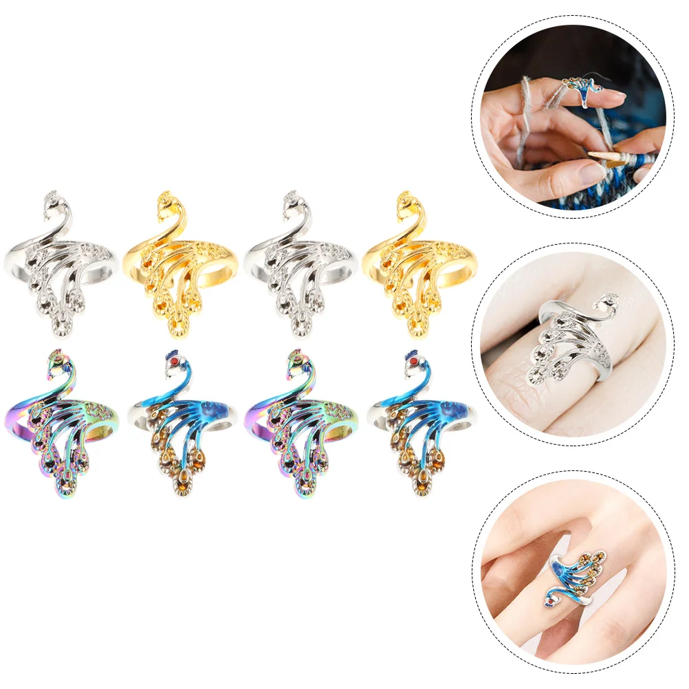 8 Pcs Hooker Utility Crochet Finger Decor Major Sewing Tools Braided Rings Yarn Guide Alloy Household Braiding
8 Pcs Hooker Utility Crochet Finger Decor Major Sewing Tools Braided Rings Yarn Guide Alloy Household Braiding