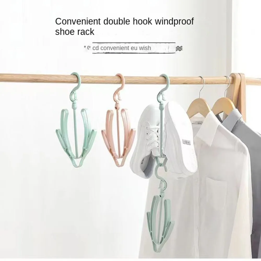 4Pcs Rotatable Home Supplies Multifunctional Creative Balcony Scarf Double Hook Shoes Drying Hanger Necktie Shoe Hanging
4Pcs Rotatable Home Supplies Multifunctional Creative Balcony Scarf Double Hook Shoes Drying Hanger Necktie Shoe Hanging