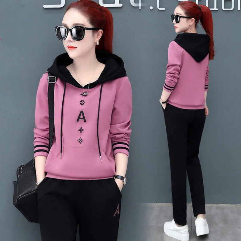 707#2021Autumn New Fashion Hooded Sweater Women's Long-Sleeved Casual Sportswear Clothing Loose Two-Piece Suit
707#2021Autumn New Fashion Hooded Sweater Women's Long-Sleeved Casual Sportswear Clothing Loose Two-Piece Suit