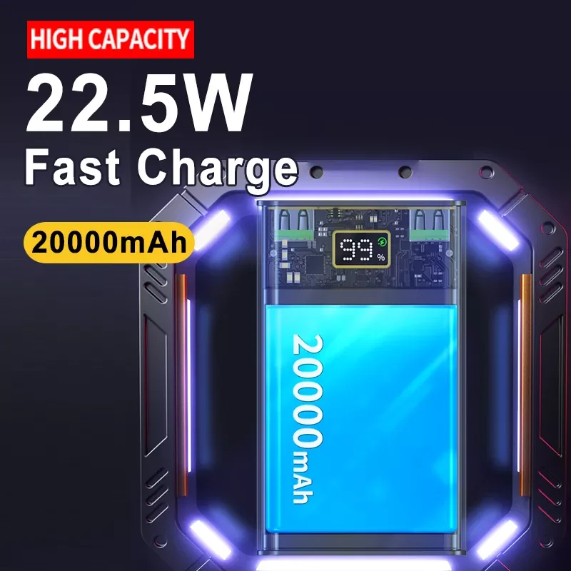 NEW2023 10000mAh Power Bank 22.5W Fast Charging External Battery With LED Digital Display For Iphone12 13 Portable Powerbank For
NEW2023 10000mAh Power Bank 22.5W Fast Charging External Battery With LED Digital Display For Iphone12 13 Portable Powerbank For