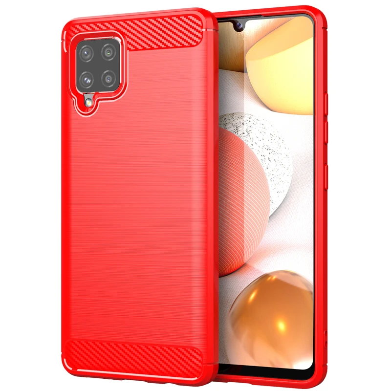Carbon fiber Cover For Samsung Galaxy A42 5G Shockproof Matte Phone Case for galaxy m42 5g Silicone Case Bumper
Carbon fiber Cover For Samsung Galaxy A42 5G Shockproof Matte Phone Case for galaxy m42 5g Silicone Case Bumper