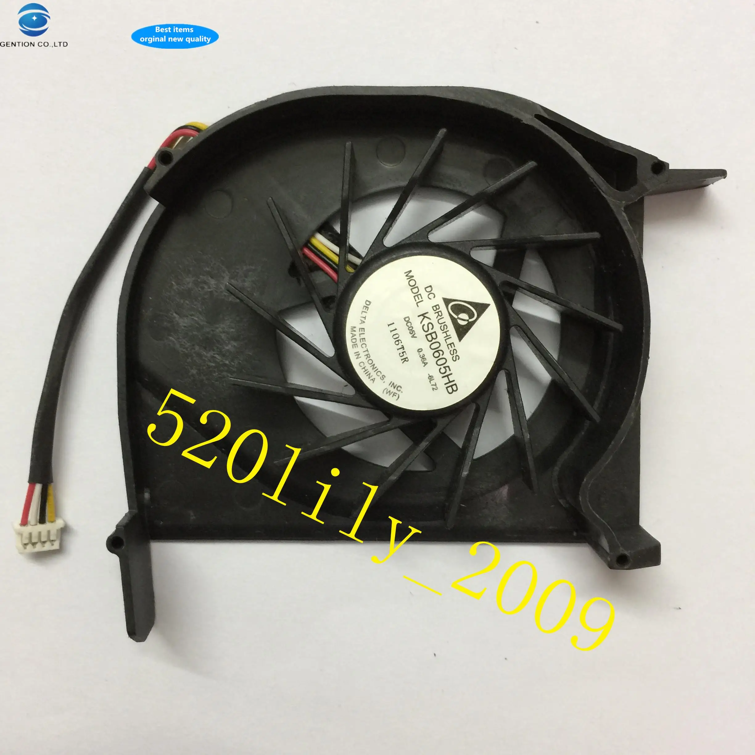 1pcs 100% orginal new best quality DC5V 0.36A 4-wire notebook fan KSB0605HB-6L72 cooling fan
1pcs 100% orginal new best quality DC5V 0.36A 4-wire notebook fan KSB0605HB-6L72 cooling fan