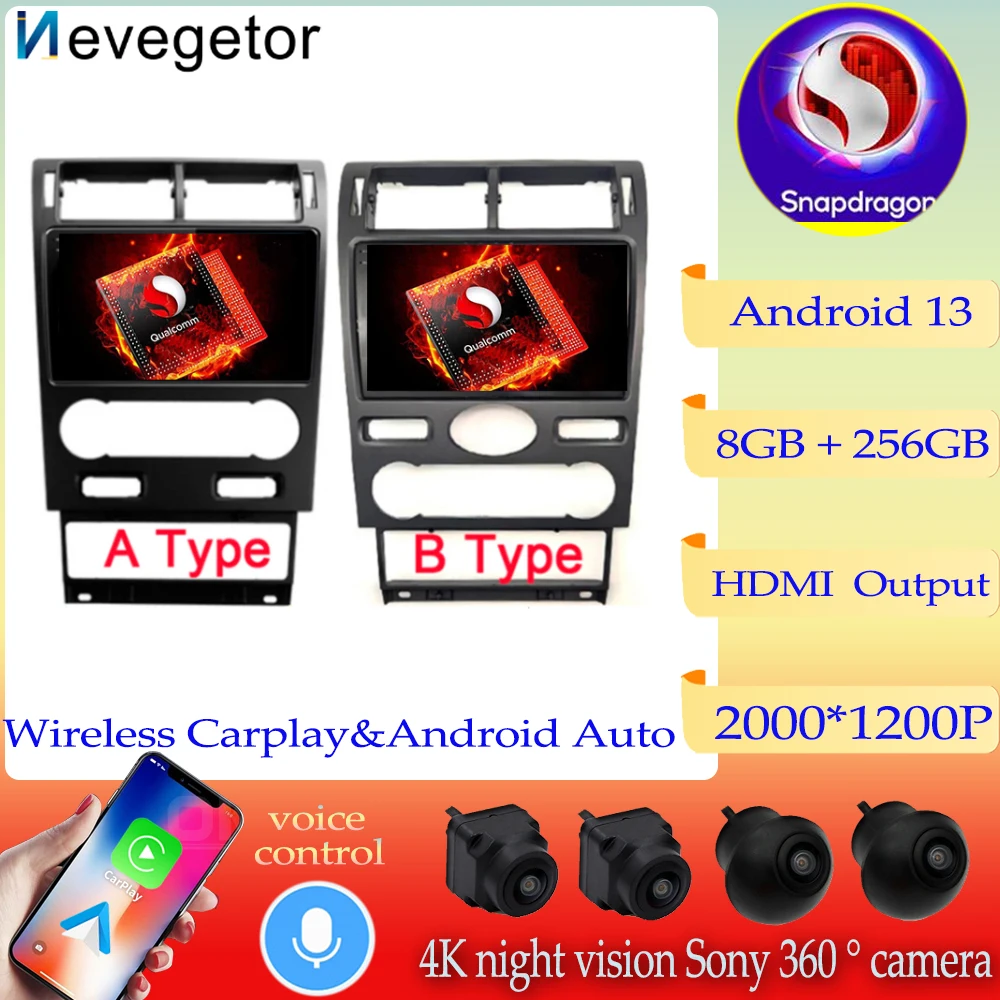 Qualcomm Snapdragon Android13 для Ford Mondeo 3 2004 - 2007 мультимедийный автомобильный радиоприемник видеоплеер навигация GPS головное устройство приемник
Qualcomm Snapdragon Android13 для Ford Mondeo 3 2004 - 2007 мультимедийный автомобильный радиоприемник видеоплеер навигация GPS головное устройство приемник