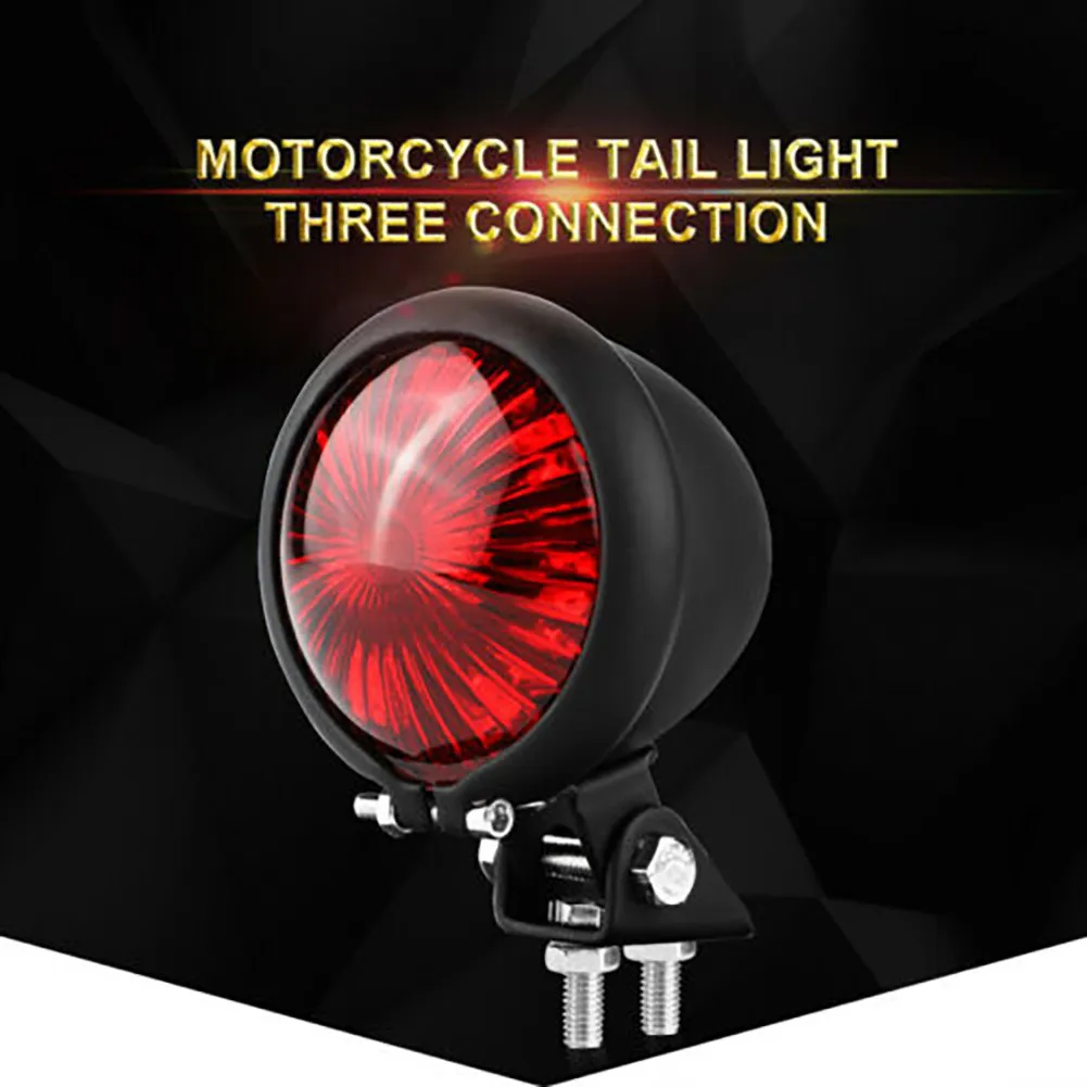 Motorcycle Tail Light LED Rear Brake Lamp For Cruiser Cafe Bobber Chooper Black Housing Plastic Red Lens Brake Lamp Bulb Trim
Motorcycle Tail Light LED Rear Brake Lamp For Cruiser Cafe Bobber Chooper Black Housing Plastic Red Lens Brake Lamp Bulb Trim