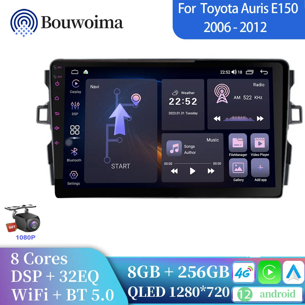 Android 12 для Toyota Auris E150 2006-2012 автомобильное радио, интеллектуальная система pantalla dsp carplay, Авторадио gps android авто
Android 12 для Toyota Auris E150 2006-2012 автомобильное радио, интеллектуальная система pantalla dsp carplay, Авторадио gps android авто