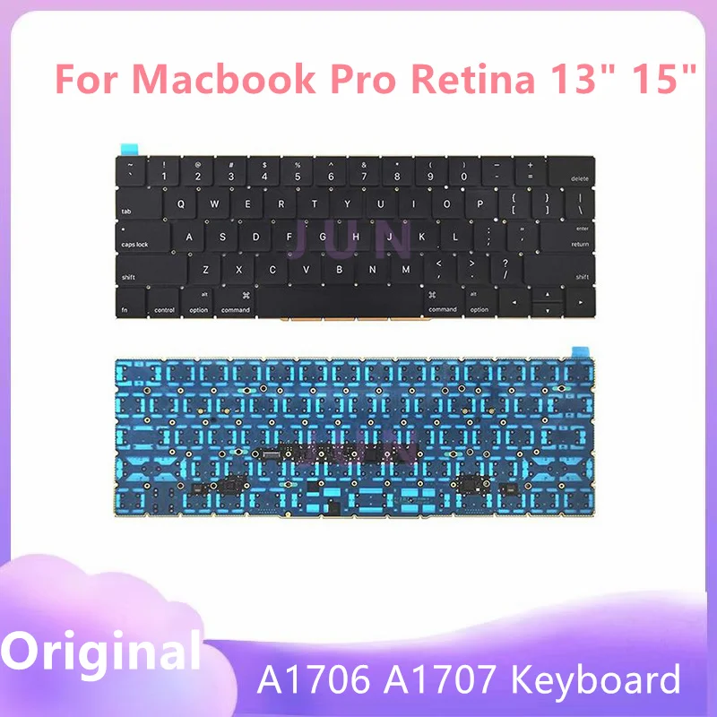New Original US / UK / Spanish / Korean / French A1707 A1706 Keyboard For Macbook Pro Retina 13" 15" Replacement 2016 2017 Year 
New Original US / UK / Spanish / Korean / French A1707 A1706 Keyboard For Macbook Pro Retina 13" 15" Replacement 2016 2017 Year