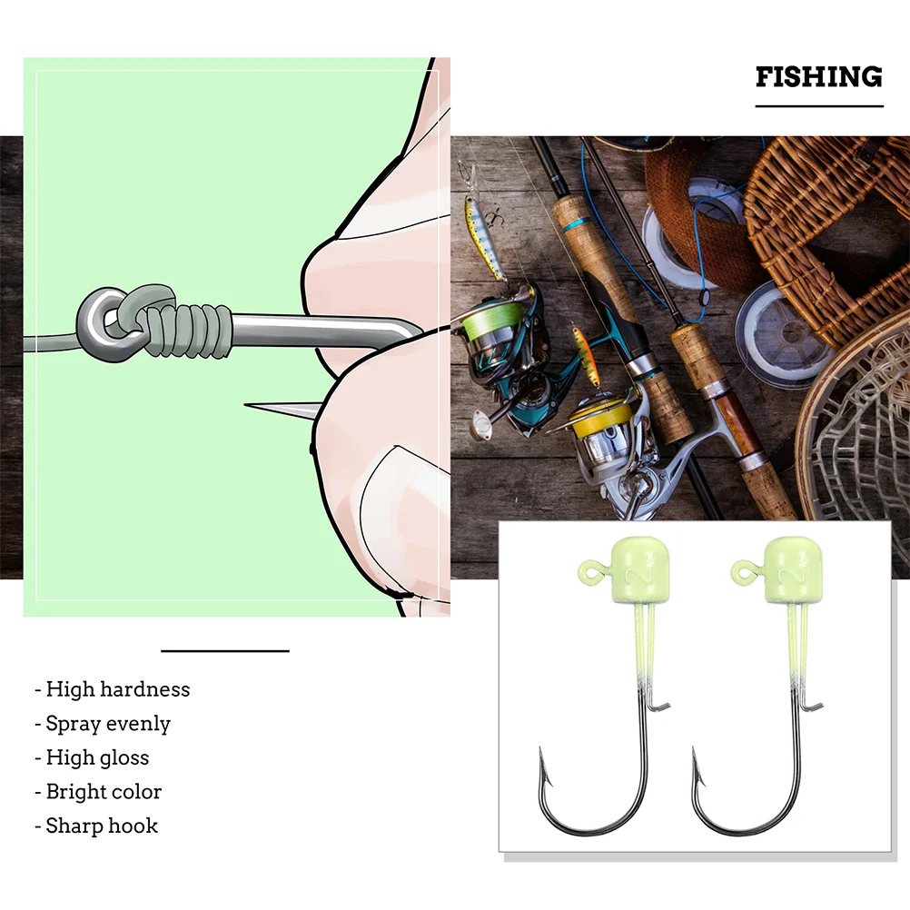 Fishing Hook Hooksjig Bait Head Glow Accessories Heads Glowing Tool Outdoor Metal Fish Bite Nightcircle Jigs
Fishing Hook Hooksjig Bait Head Glow Accessories Heads Glowing Tool Outdoor Metal Fish Bite Nightcircle Jigs